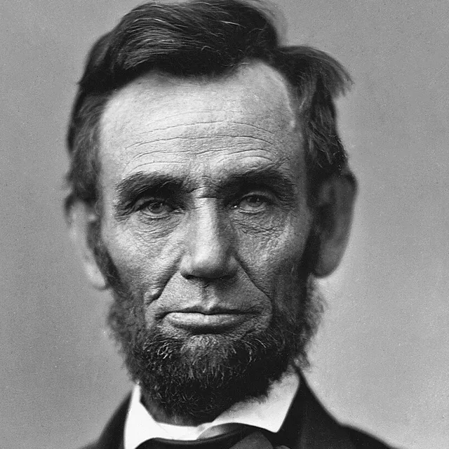 Abraham Lincoln, photographed by Alexander Gardner in 1863